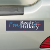 Klaar voor Hillary .... Naar de gevangenis Bumpersticker (Op auto)