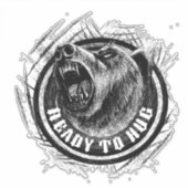 Klaar voor HUG Sticker (Voorkant)