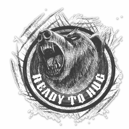 Klaar voor HUG Sticker (Voorkant)