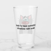 Klaar voor iets verfrissers glas (Achterkant)