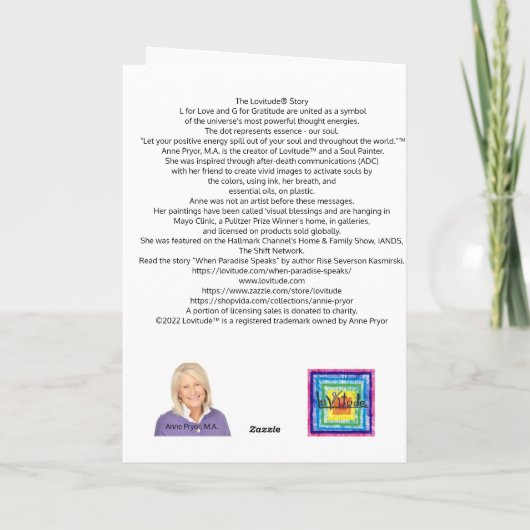 Klaar voor Kerstmis blank-kaart Bedankkaart (Achterkant)