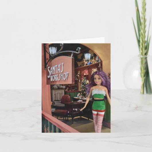 Klaar voor Kerstmis. Kaart voor Kerstmis (Voorkant)