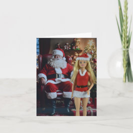 Klaar voor Kerstmis. Kaart voor Kerstmis