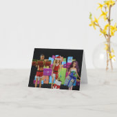 Klaar voor Kerstmis. Kaart voor Kerstmis (Gele Bloem)