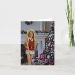 Klaar voor Kerstmis. Kerstkaart Kaart