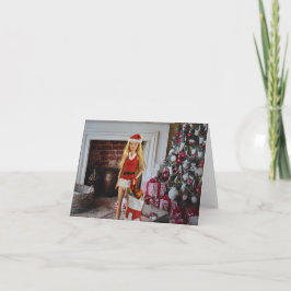 Klaar voor Kerstmis. Kerstkaart Kaart