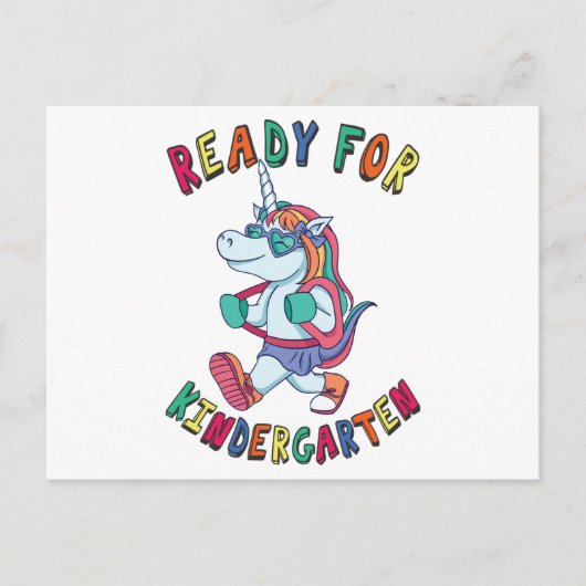 Klaar voor Kindergarten Briefkaart (Voorkant)