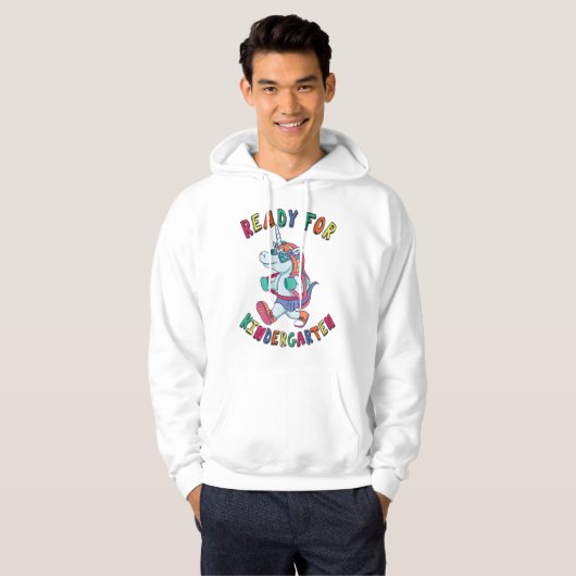 Klaar voor Kindergarten Hoodie (Voorkant volledig)