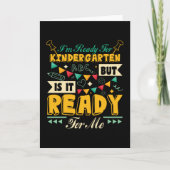 Klaar voor Kindergarten Kaart (Voorkant)