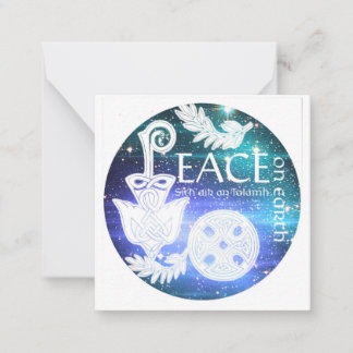 Klaar voor kleur Celtic Mandala kerstkaart Notitiekaartje