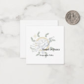 Klaar voor kleur Celtic Mandala kerstkaart Notitiekaartje (Voorkant / Achterkant in situ)