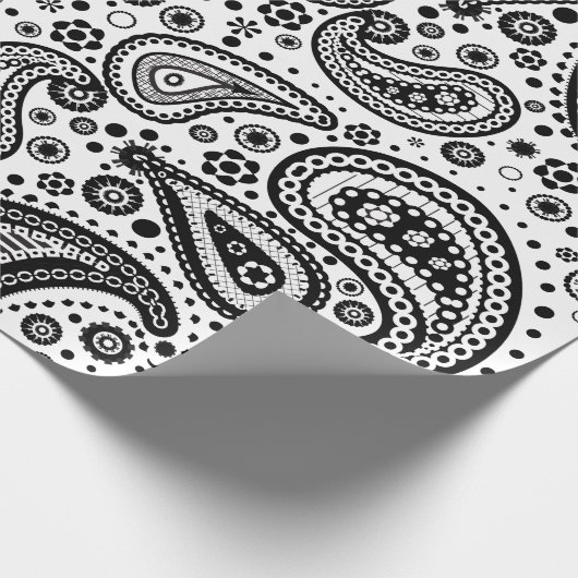 Klaar voor kleuren, gepatterd papier van Paisley (Hoek)