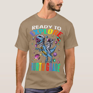 Klaar voor onderzoek naar de vierde graad astronau t-shirt