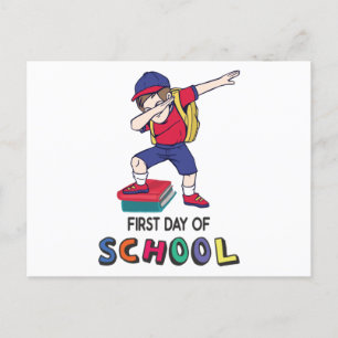 Klaar voor online school briefkaart