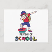 Klaar voor online school briefkaart (Voorkant)