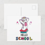 Klaar voor online school briefkaart (Voorkant / Achterkant)