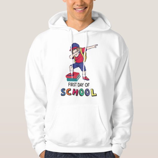 Klaar voor online school hoodie (Voorkant)