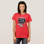 Klaar voor online school t-shirt (Voorkant volledig)