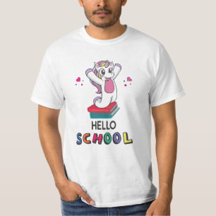 Klaar voor online school t-shirt