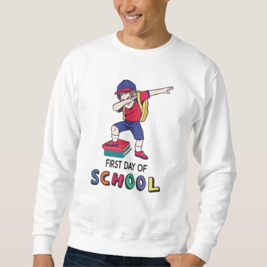 Klaar voor online school trui (Voorkant)