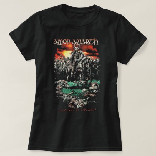 Klaar voor oorlog Amon Amarth Trending T-shirt (Design voorkant)