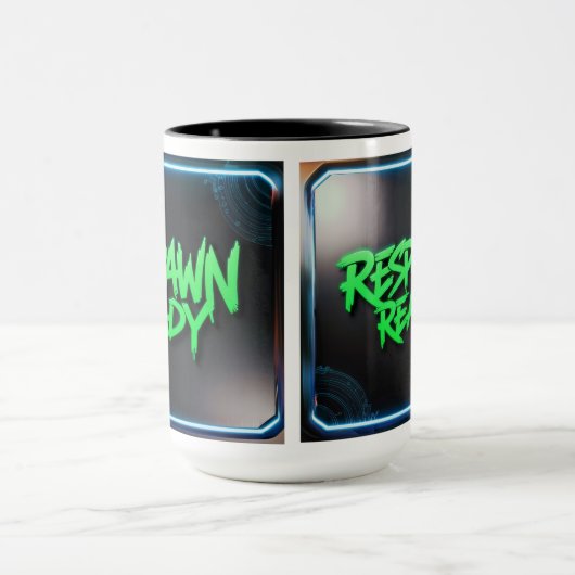 klaar voor opnieuw paaien mok (Midden)