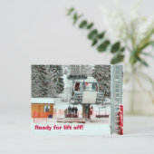 Klaar voor optillen briefkaart (Staand voorkant)