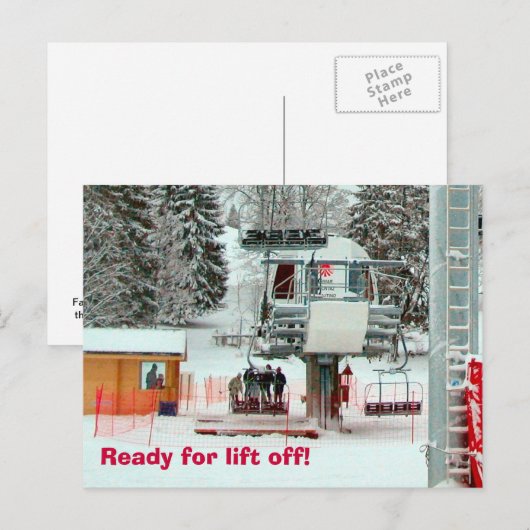 Klaar voor optillen briefkaart (Voorkant / Achterkant)