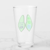 Klaar voor Pop Baby Boy Blue Pea Glas (Achterkant)