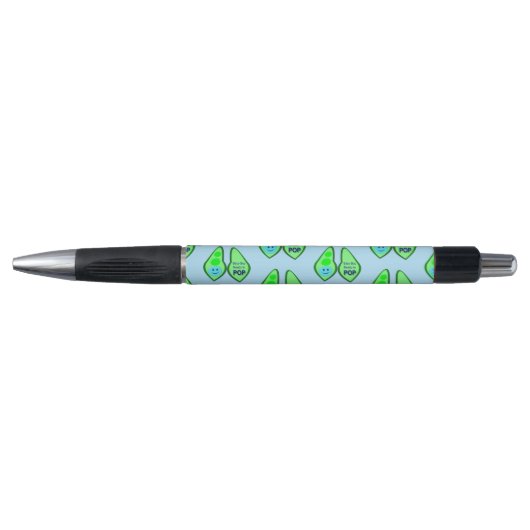 Klaar voor Pop Baby Boy Blue Pea Pen (Voorkant)