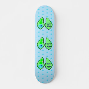 Klaar voor Pop Baby Boy Blue Pea Persoonlijk Skateboard