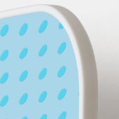 Klaar voor Pop Baby Boy Blue Pea Pickleball Paddle (Links Detail)