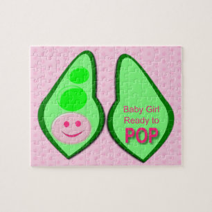 Klaar voor Pop Baby Girl Pink Pea Legpuzzel
