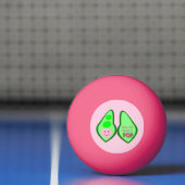 Klaar voor Pop Baby Girl Pink Pea Pingpongbal (Net)