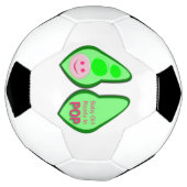 Klaar voor Pop Baby Girl Pink Pea Voetbal (Gedraaid)