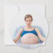 Klaar voor Pop Baby shower Foto Fun Retro Comic Kaart (Achterkant)