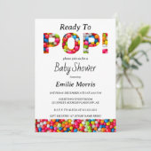 Klaar voor Pop Baby shower Kaart (Staand voorkant)