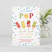 Klaar voor Pop Baby shower Kaart (Staand voorkant)