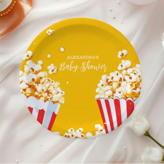 Klaar voor Pop Baby shower Papieren Bordje