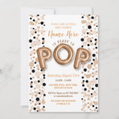 Klaar voor POP Baby shower Roos Gold Elegant Kaart (Voorkant)