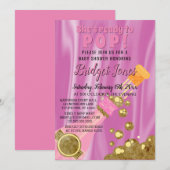 Klaar voor Pop Champagne Pink Baby Girl Shower Kaart (Voorkant / Achterkant)