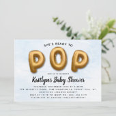 Klaar voor POP! Modern Baby shower Kaart (Staand voorkant)