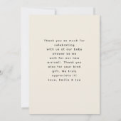 Klaar voor Pop paddenstoelen Eelballonmeisje Bedankkaart (Achterkant)