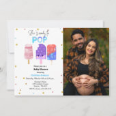 Klaar voor pop Popsicle baby shower Invitation Kaart (Voorkant)