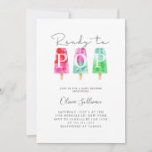 Klaar voor Pop Populair Baby shower Kaart (Voorkant)