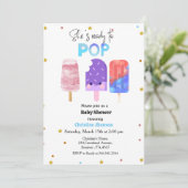 Klaar voor pop Populair baby shower Kaart (Staand voorkant)