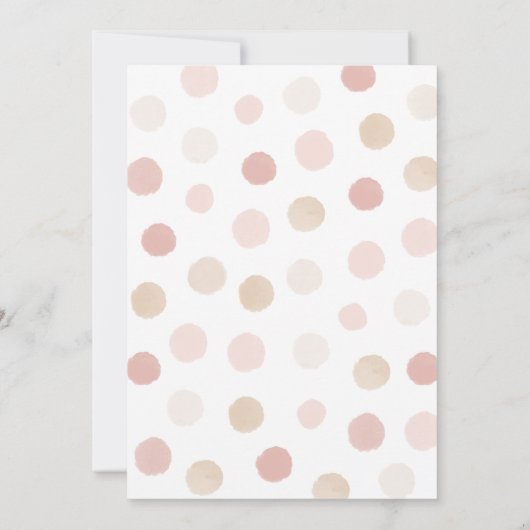 Klaar voor Pop Roze Popsicle Baby shower Kaart (Achterkant)