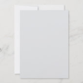 Klaar voor pop van de confetti ballon grijs baby s kaart (Achterkant)