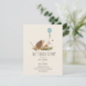 Klaar voor Pop van paddenstoelen Eelballonjongen Kaart (Staand voorkant)