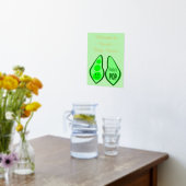 Klaar voor Pop Zwangere groene doperwt Aangepast B Folie Afdrukken (Laag (Keuken))